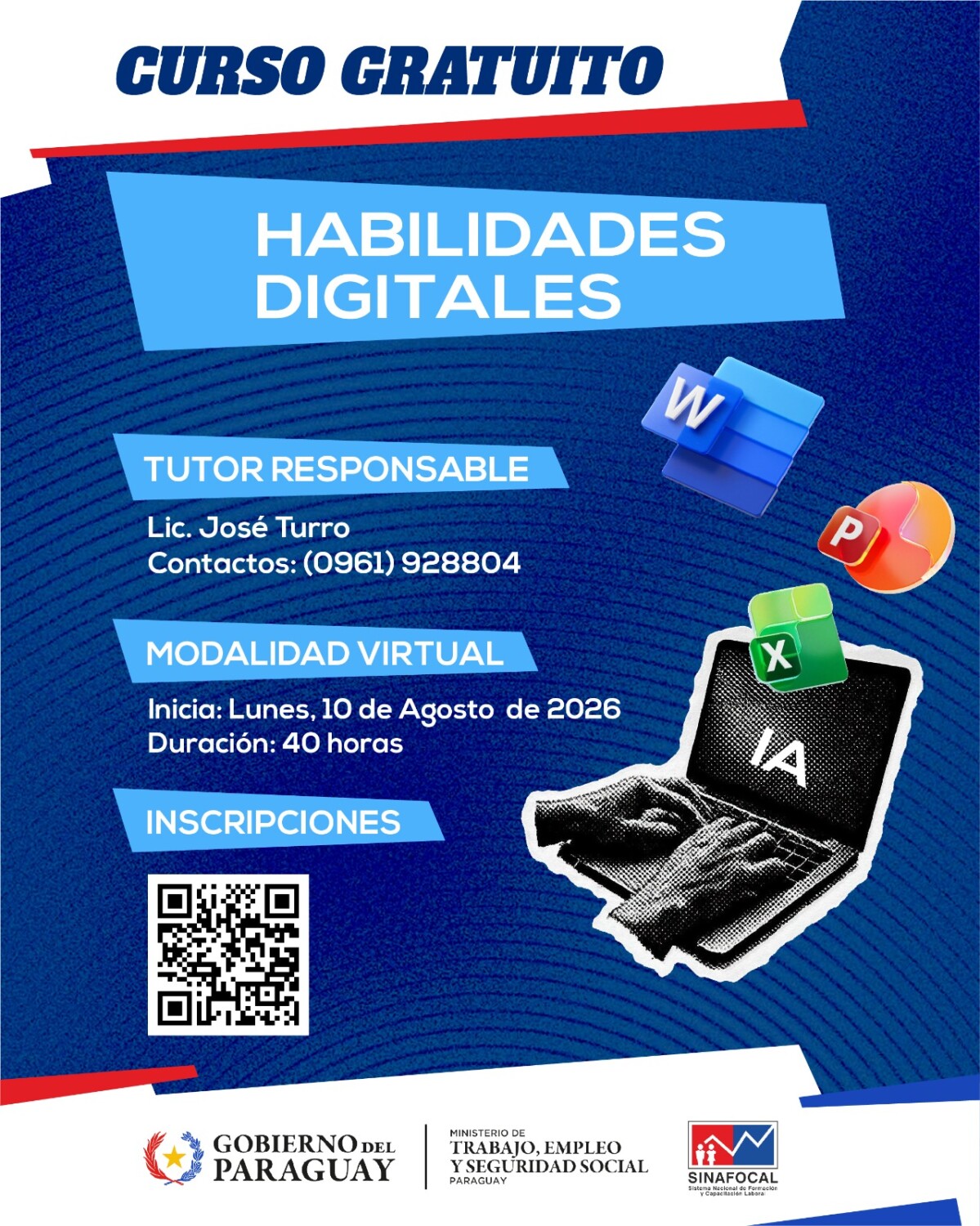SINAFOCAL lanza cursos gratuitos de idiomas y habilidades digitales para fortalecer la empleabilidad