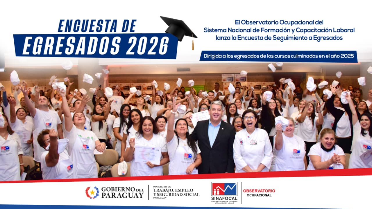 SINAFOCAL inicia encuesta de seguimiento para conocer la situación laboral de sus egresados