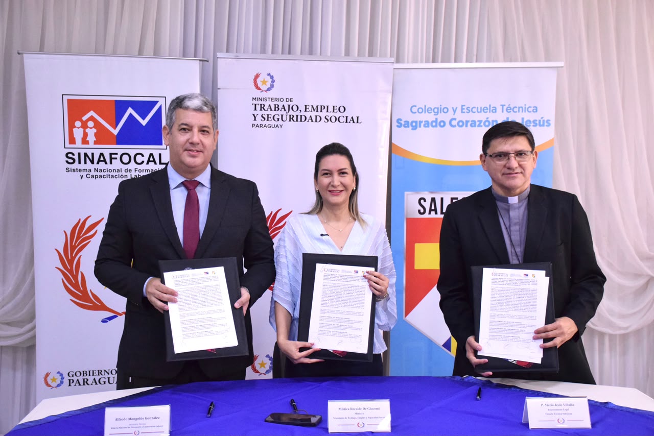 SINAFOCAL y la Escuela Técnica Salesiana unen esfuerzos para formar jóvenes para el mundo laboral