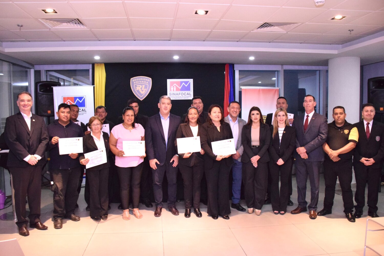 El SINAFOCAL certifica a nuevos profesionales en seguridad para eventos deportivos y espectáculos de gran concurrencia